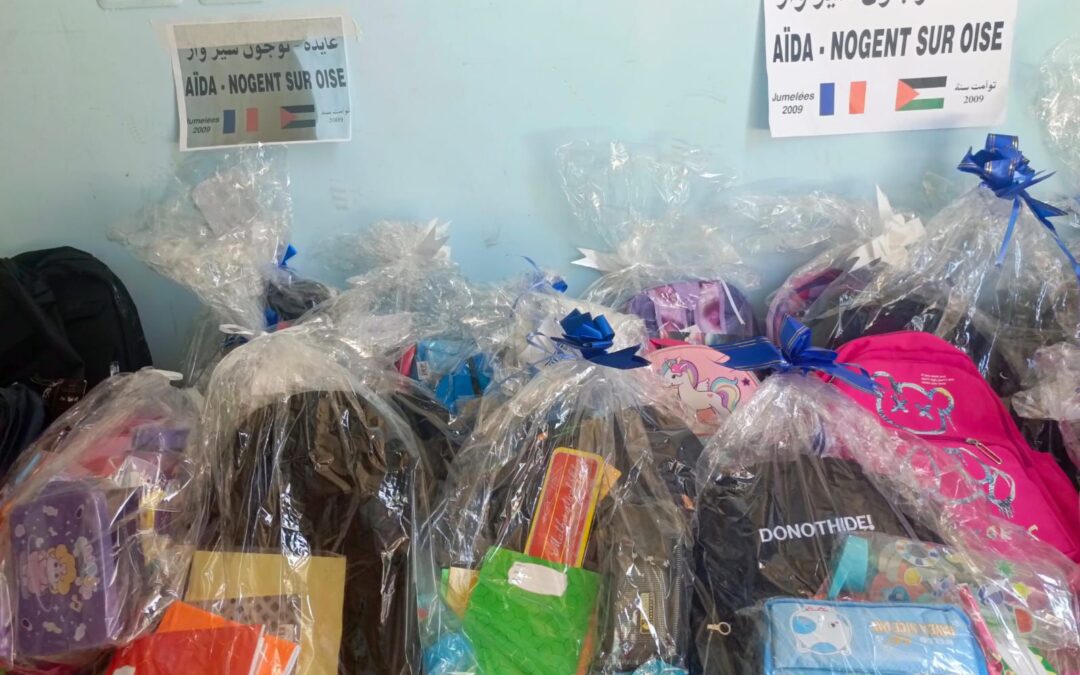 Popular Committee in Aida Camp Launches Back-to-School Initiative with Support from Nogent-sur-Oise